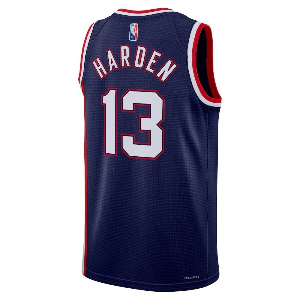 Men's Brooklyn Nets James Harden #13 Navy 2021/22 Swingman Jersey - City Edition-Pro Kit Vault | Brand New 26/27 Sports Jerseys